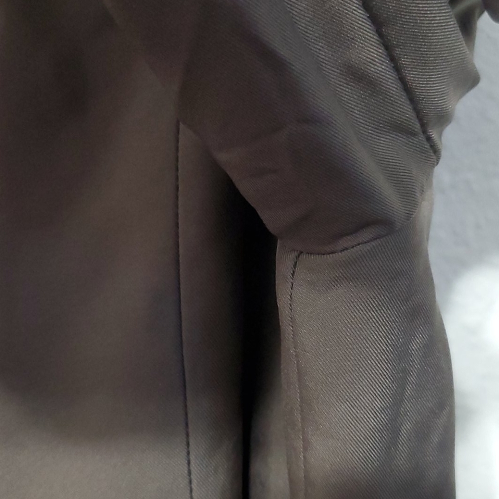 Ann Klein Single Breasted Long Coat W/Belt Sz XS - Picture 7 of 12